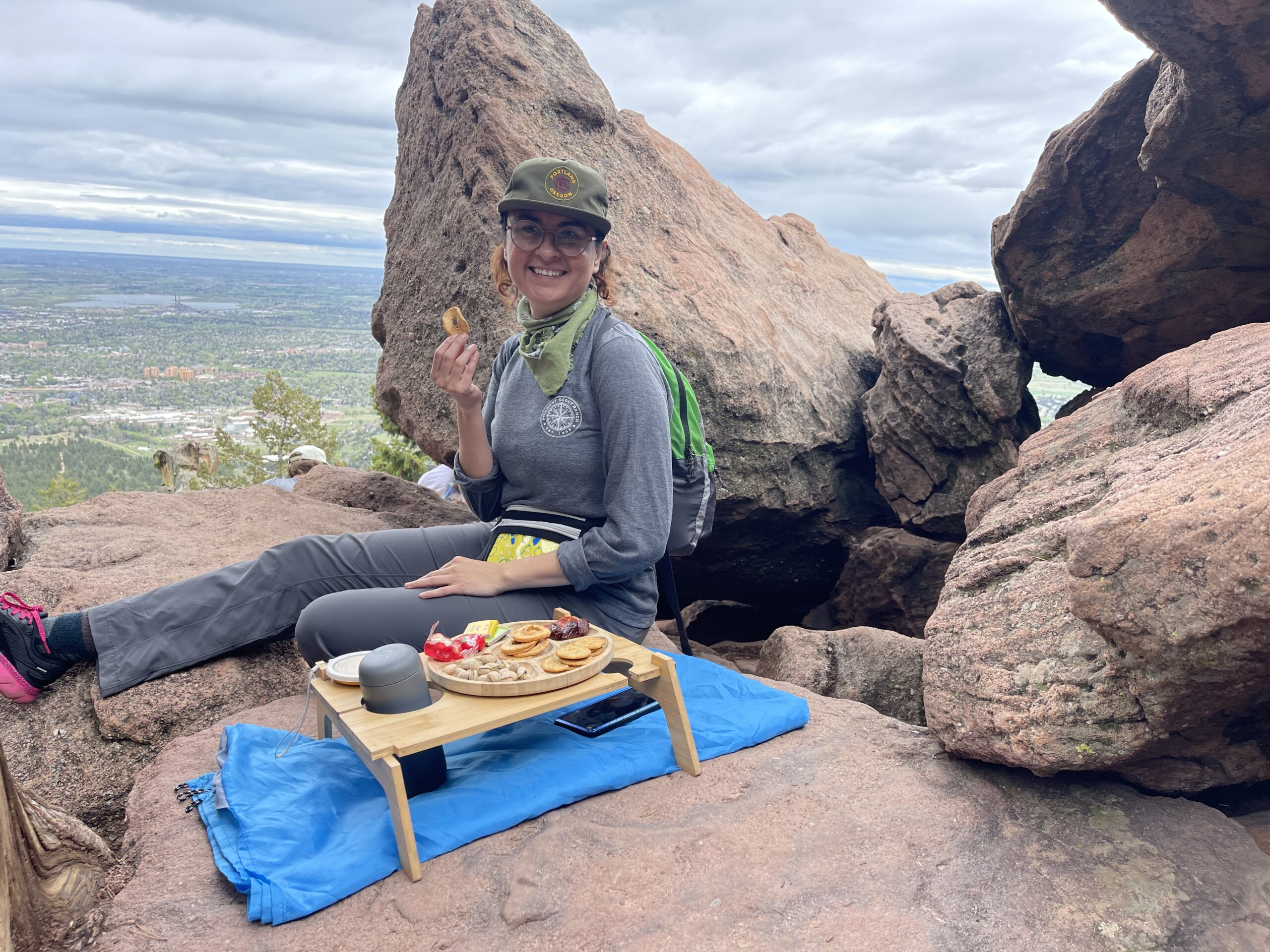Wine and charcuterie mountain experience